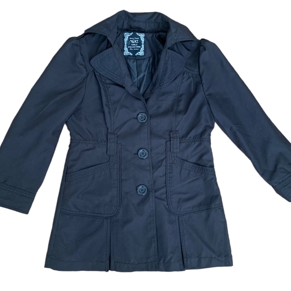 YOKI New York Girls Outerwear Collection Black Jacket, Blazer Size Small